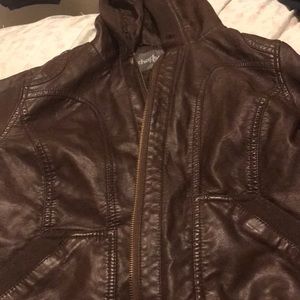 Leather Charlotte russe Jacket